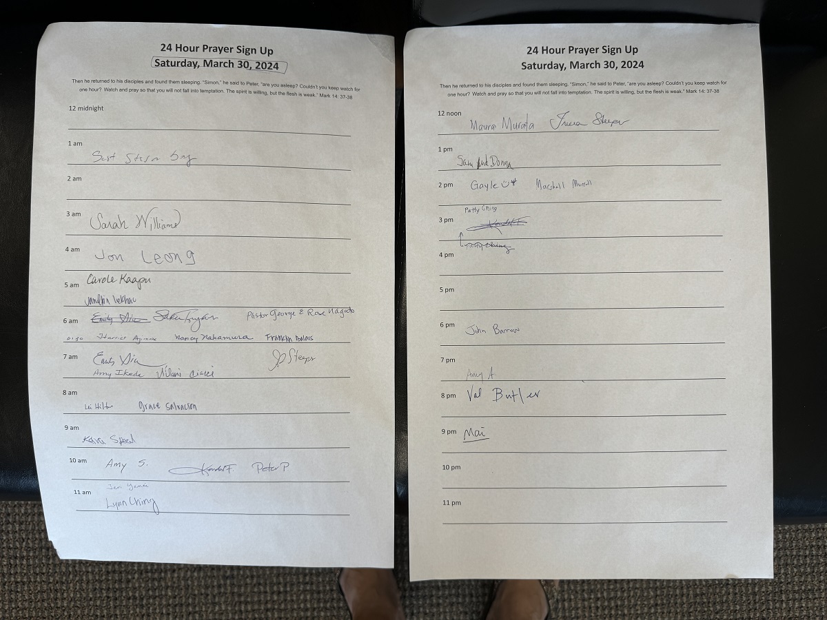 24 Hour Prayer Kalihi Union Church